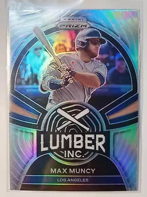 Max Muncy 2022 Panini Prizm Lumbers INC. Refractor No.LI-9 Los Angeles Dodgers  • $0.06