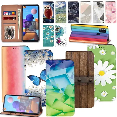 PU Leather Wallet Stand Case Cover For Samsung Galaxy S23 Ultra/A04E/A13 34 54 • £4.49