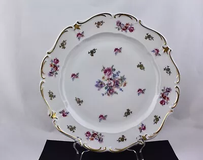 Reichenbach Fine China Floral And Gold Serving Platter • $35