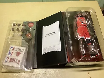 Enterbay NBA Michael Jordan Masterpiece 1/9 Scale Action Figure Upper Deck Auth • $425