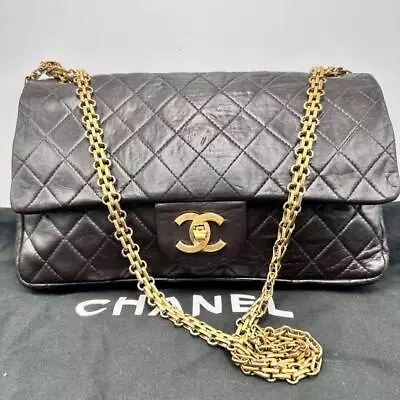 Very Beautiful Item: CHANEL Matelasse 25 Double Flap Chain Shoulder Shoulder Bag • £1504.41