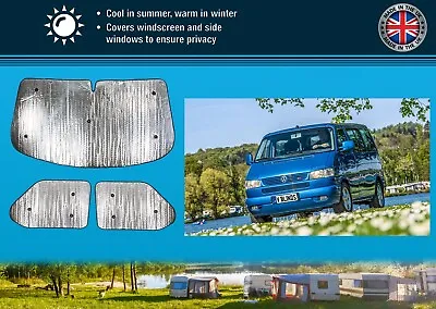 Thermal Blinds For VW T4 Transporter 90-03 Campervan Front Set • £78.50
