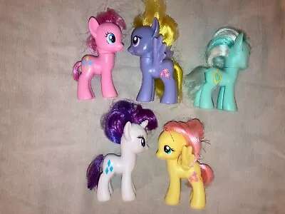 My Little Pony MLP FiM 3  Figure Lot Of 5 Figures Lily Blossom Lyra Heartstrings • $31.99