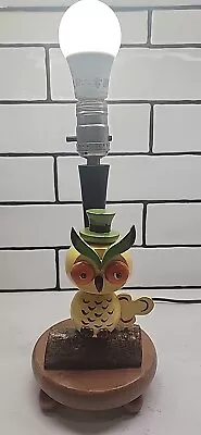 Irmi Vintage 1976 MCM Owl Children's Table Lamp Nursery Decor Tested-works  • $27