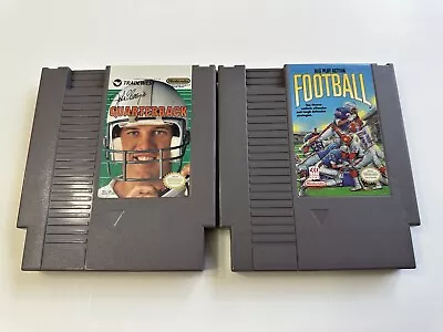 Nintendo Entertainment System NES Cartridge  FOOTBALL Lot X2 100% Working Games • $16.19