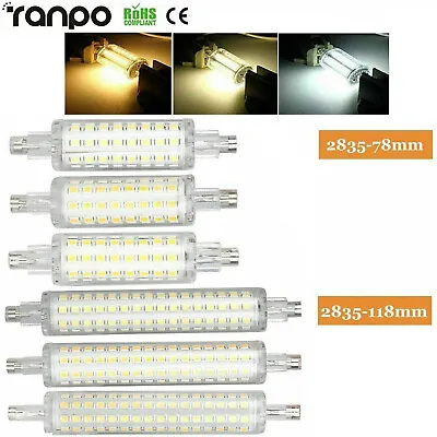 R7S 78mm 118mm LED Floodlight Corn Bulbs 2835 SMD 12W 16W Multi Purpose Lamps • £2.75