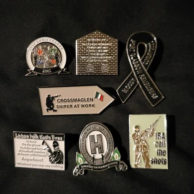 £20 • Buy Set Of 7 Irish Republican Pin Badges