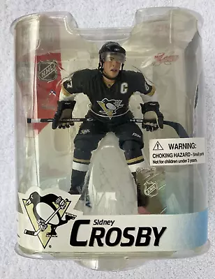 2007 McFarlane Sidney Crosby Penguins Variant Black Jersey NHL Series 16 • $21