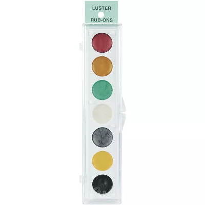Craf-T Metallic Rub-On Paint Palette 7 Colors-Kit #4 33242 • £21.04