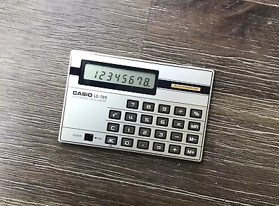 $60 • Buy Vintage Casio LC-785B Electronic Calculator - Works