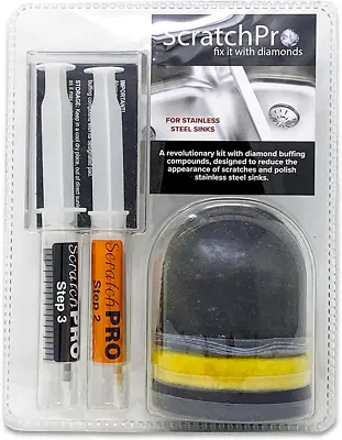 Scratch Pro Kit For Polishing And Repairing Stainless Steel Sinks With... • $32.99