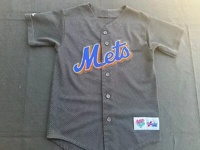 Vintage Y2K MLB New York Mets Mike Piazza Majestic Jersey Youth Size Small • $22