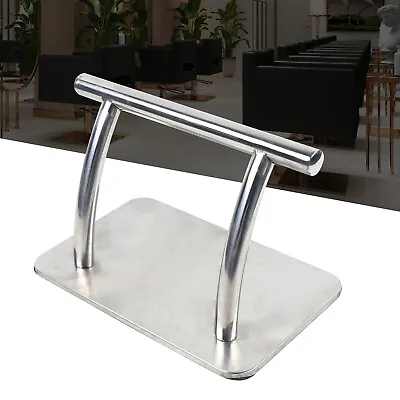 Barber Chair Footrest Hairdressing Beauty Salon Foot Rest Pedal Stainless Steel! • £26.32