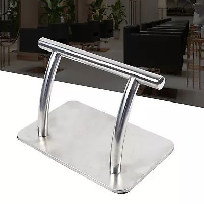 Stainless Steel Barber Chair Footrest Hairdressing Beauty Salon Foot Rest Pedal • £31.32