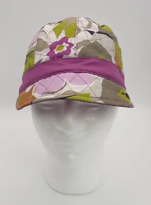 Vera Bradley Portobello Road Pattern Purple Reversible Newsboy Hat Cap Retired • $14.39