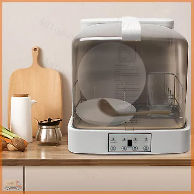 Portable Countertop Dishwasher Small Size 6Programs Mini Table Top Dishwasher UK • £177.85