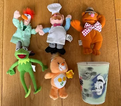 McDonalds Happy Meal Toys Bundle Muppets Kermit Beaker Chef Care Bear Disney VTG • £12