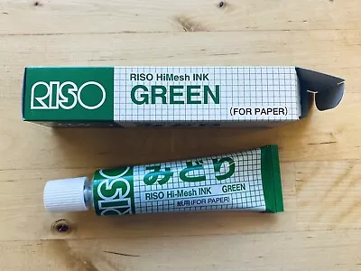 Green - RISO Print Gocco HiMesh INK For Paper Screen Printer NEW In Box • $14