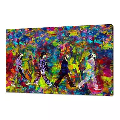 The Beatles Abbey Road Canvas Art Print Wall Hanging Handmade Home Decor • £98