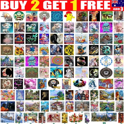 $11.49 • Buy 5D DIY Diamond Painting Embroidery Cross Craft Stitch Arts Kit Mural Home Decor