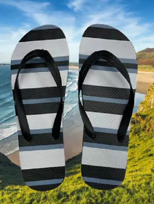 £5.95 • Buy MENS FLIP FLOPS SLIP ON FLAT SUMMER BEACH SHOES SHOWER SLIPPERS UK Sizes