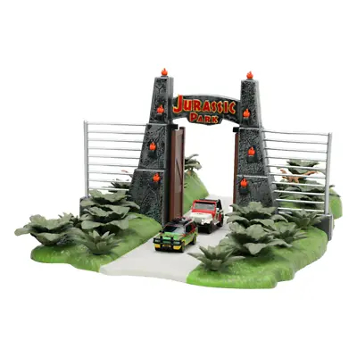 Jada Jurassic Park Nano Scene Diorama With Two Diecast Cars Ages 3+ And Up • $85.95