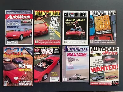Bundle Of Magazines Featuring The Mazda MX-5 Miata. • $45