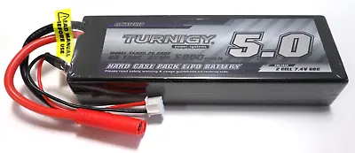 £41.99 • Buy Turnigy 5000mAh 2s 7.4v 60c 120c Hardcase LiPo Battery - Traxxas HPI Deans XT60