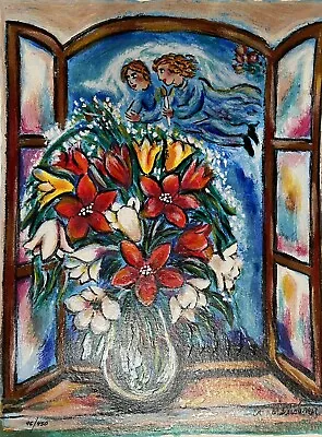 Alex Meilichson -Angels Blossom -Judaica After Chagall & Zamy Steynovitz HS&# • $24.95