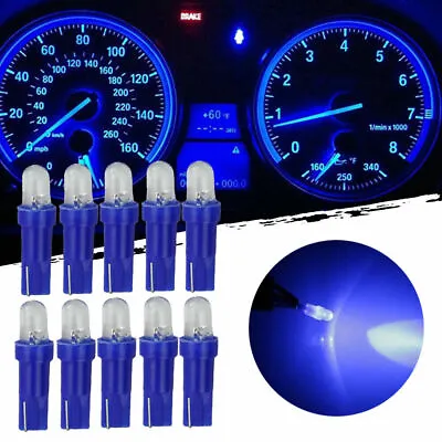 Blue LED Interior Lamp Car Dash Light Instrument Cluster Gauge Panel Lamp Bulbs • $7.24