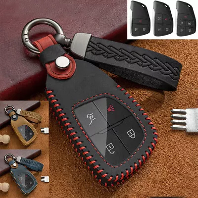 For Buick Envision Avenir 2021 2022 Vintage Leather Car Keychain Protective Case • $17.24