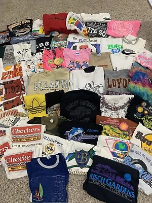 VTG T Shirt/Clothing Lot Bundle Wholesale Reseller Mix 60 Tee Bulk 80s90s READ!! • $399.99