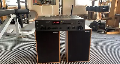 Rogers LS2 Speakers Working Vintage 100Watt 8 Ohm And NAD Stereo Receiver 7420PE • $700