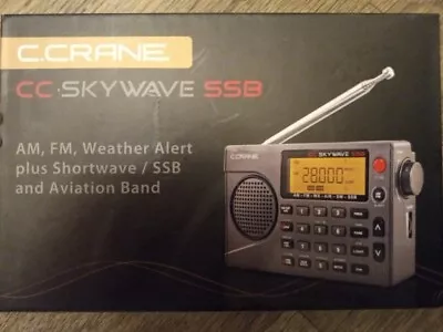 C.CRANE CC SKYWAVE SSB AM FM Weather Alert Shortwave Aviation Band NEW • $92