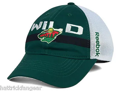 Minnesota Wild Reebok EU93Z NHL Slouch Flex Team Logo Hockey Cap Hat • $21.95
