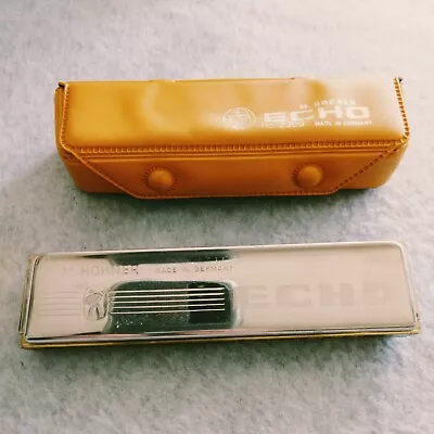 M. Hohner ECHO Harmonica No. 2209 Key Of C -Original Case- Made In Germany Used • $29.99