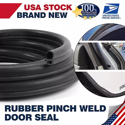 Auto Lock Seal Weather Strip Door Window Lock Trunk Hood Edge Trim 20ft Rubber • $26.89