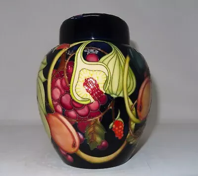 Moorcroft Pottery - Beautiful LARGE Ginger Jar In The  Queens Choice  Pattern • $625