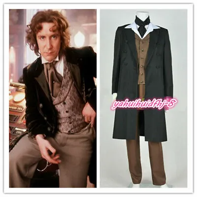 £58.80 • Buy Doctor Who 8th Dr Paul McGann Suit Outfit Cosplay Costume Halloween Custom Made