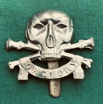 17th And 17th/21st Lancers  Motto  100% Genuine British Military Army Cap Badge • £21.99