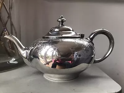 Antique Victorian James Dixon & Sons Sheffield EPBM Teapot Silverplated • £34