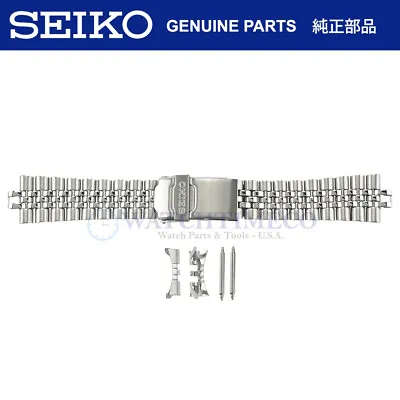 Seiko Metal Watch Band For SKX007 SKX009 SKX173 Stainless Steel Jubilee Bracelet • $99.99