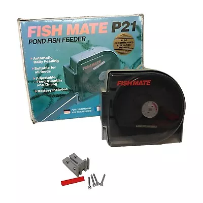 Fishmate P21 Pond Fish Mate Automatic Feeder Auto Holiday Feeding Food Timer • £29.99
