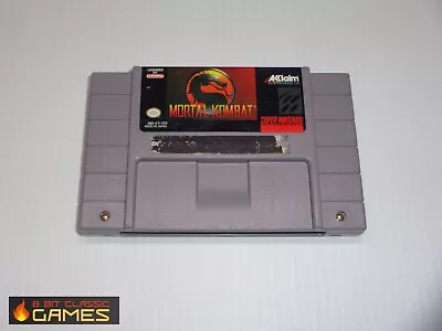 AUTHENTIC! Mortal Kombat   -  GAME ONLY - SUPER NINTENDO SNES 415a • $14.99