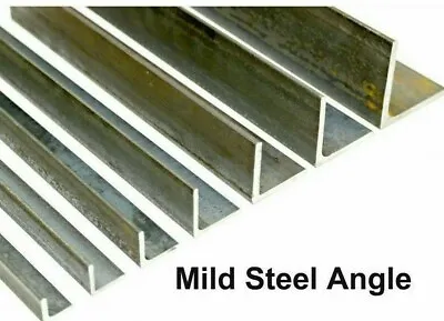 2.4 Mtr Lengths Angle Iron MILD STEEL ANGLE Trade Price UK Metal Distributor • £38