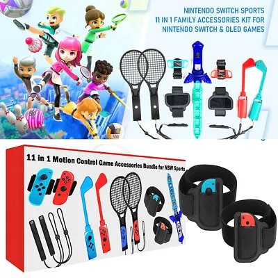 11 In 1 Switch Sports Accessories Bundle For Nintendo Switch Sports Games Kit AU • $34.59