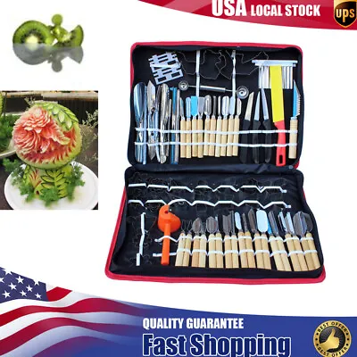 80pcs Vegetable Fruit Carving Chiseling Tool Knife Set For Kitchen Dining New • $24.70