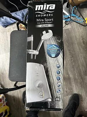 Mira Sport Max Electric Shower Power 9.0kW Airboost White & Chrome 1.1746.007. • £160