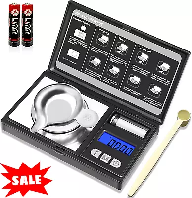 Milligram Scale 50g/0.001g Digital Jewelry Micro Gram Scale For Powder Medicine • $27.98