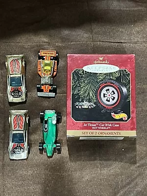 Mattel Vintage Hot Wheels Cars & Hallmark Case Ornament • $10.99